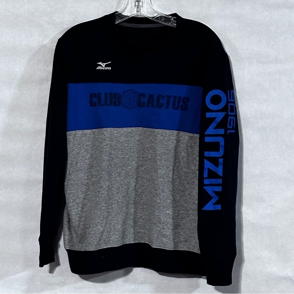 Mizuno Athletic Men's Black And Blue Sweater View 2